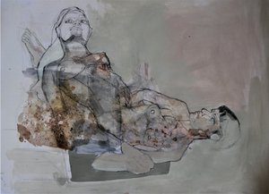 Postoje z opartymi plecami autorstwa Doris Schmitz