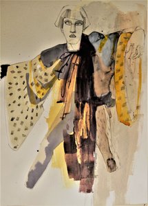 Stylizowany portret modowy autorstwa Doris Schmitz