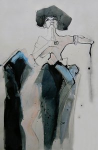 Stylizowany portret modowy autorstwa Doris Schmitz