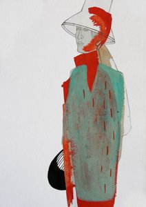 Stylizowany portret modowy autorstwa Doris Schmitz