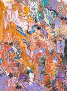 Żywe, abstrakcyjne formy autorstwa Dorothy Fagan