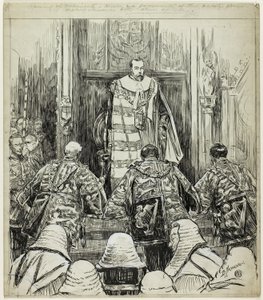 Otwarcie parlamentu pod rządami Edwarda VII autorstwa Douglas Macpherson