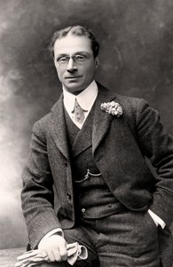 Huntley Wright 1869-1941, angielski aktor, początek XX wieku.