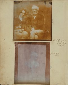 Sir George Campbell i jego syn George autorstwa Dr. John Adamson