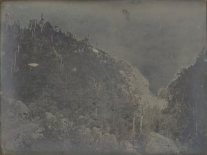 Widok w obrębie Crawford Notch, New Hampshire autorstwa Dr. Samuel A. Bemis