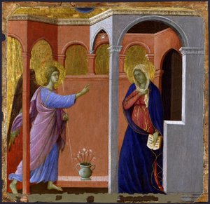 Zwiastowanie autorstwa Duccio di Buoninsegna
