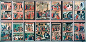 Maesta, Opowieści męki, 1308-1311 autorstwa Duccio di Buoninsegna