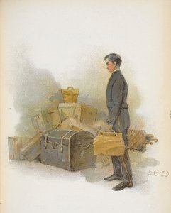 Portier kolejowy. autorstwa Dudley Hardy