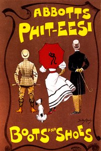 Buty i buty Abbotts Phit-Eesi, c1887-1922 r autorstwa Dudley Hardy