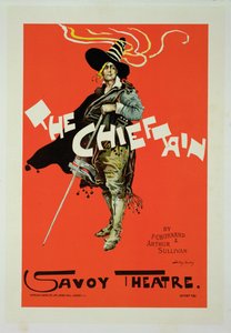 Reprodukcja plakatu reklamującego „Wódz”, Teatr Savoy, 1895