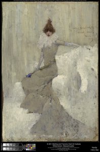 Sarah Bernhardt, 1889 autorstwa Dudley Hardy