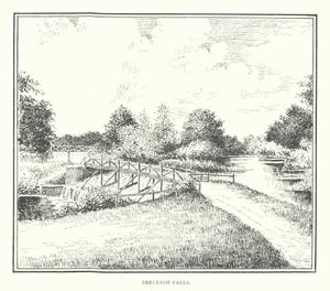 Beeleigh Falls (litografia) autorstwa Duncan Moul