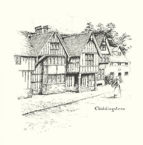 Chiddingstone (litografia) autorstwa Duncan Moul