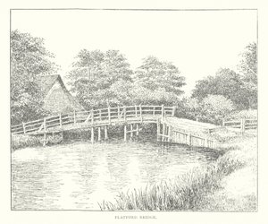 Flatford Bridge (litografia) autorstwa Duncan Moul