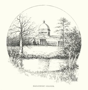 Haileybury College (litografia) autorstwa Duncan Moul