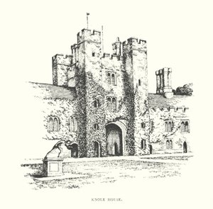 Knole House (litografia) autorstwa Duncan Moul