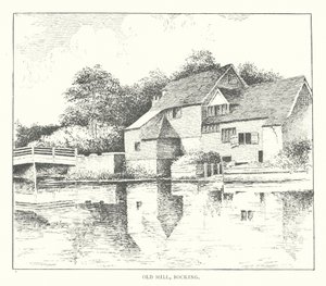 Stary Młyn, Bocking (litografia) autorstwa Duncan Moul