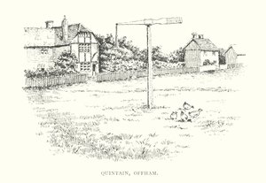 Quintain, Offham (litografia) autorstwa Duncan Moul