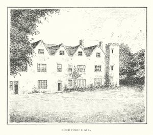 Rochford Hall (litografia) autorstwa Duncan Moul