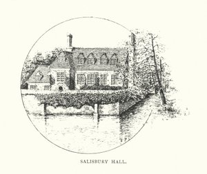 Salisbury Hall (litografia) autorstwa Duncan Moul