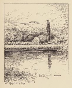 Sussex: Chanctonbury Ring (litografia) autorstwa Duncan Moul