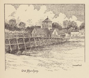 Sussex: Old Shoreham (litografia) autorstwa Duncan Moul