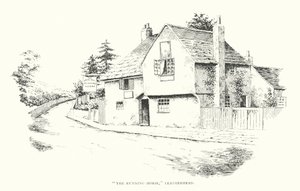 "Pędzący koń", Leatherhead (litografia) autorstwa Duncan Moul