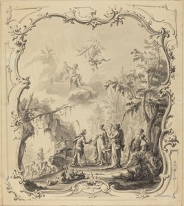 Wyrok Paryża autorstwa Dutch 18th Century