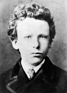 Vincent Van Gogh, około 13 lat (zdjęcie czarno-białe)