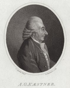 Abraham Gotthelf Kastner autorstwa Dutch School