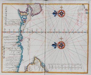 Arabia: Mapa Morza Arabskiego. autorstwa Dutch School