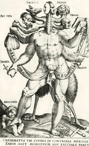 Arminianizm jako pięciogłowy potwór autorstwa Dutch School