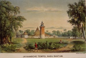 Meczet Banten, Jawa, Indonezja autorstwa Dutch School