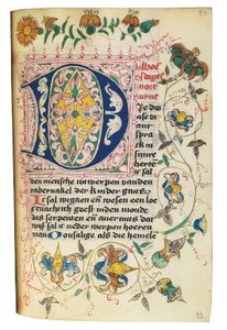 Godzinki i Modlitewnik w języku niderlandzkim, Dolna Nadrenia, Emmerich, Kleve, ok. 1480 autorstwa Dutch School
