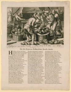 Ceforgeron myn goede vrind. Karykatura dotycząca sukcesji tronu angielskiego, 1688-89 autorstwa Dutch School