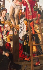 Zejście z krzyża, 1520 (olej na płótnie) autorstwa Dutch School