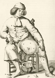 Odprowadzanie płynu z ropnia przez Frederika Dekkersa, 1694 autorstwa Dutch School