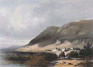 El-Mejdel (Magdala) wyryty przez Jeana Jacotteta (1806-c.1843);