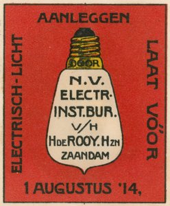 Oświetlenie elektryczne autorstwa Dutch School