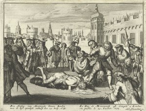 Egzekucja księcia Monmouth, 15 lipca 1685 r. autorstwa Dutch School