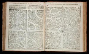 Parter w stylu francuskim, z „Holenderskiego ogrodnika” Johanna van der Groena, opublikowany 1699 (rycina) (patrz także 171924 autorstwa Dutch School