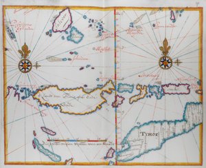 Wyspa Timor i okolice. autorstwa Dutch School