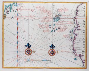 Mapa Formozy (Tajwan) autorstwa Dutch School