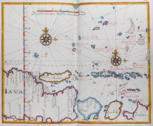 Mapa Wysp Jawy; Madura; Bali i inne wyspy. autorstwa Dutch School