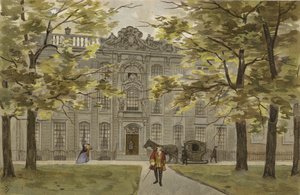 Znaczna rezydencja holenderska, połowa XVIII wieku autorstwa Dutch School