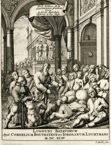 Strona tytułowa z The Practice of Medicine Frederika Dekkersa, 1694 autorstwa Dutch School