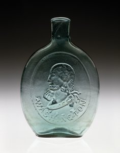 Figurka Kolba, ok. 1847 (szkło bezołowiowe) autorstwa Dyottville Glass Works