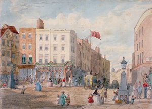 Middle Row, Holborn, Londyn, 1867 autorstwa EH Dixon