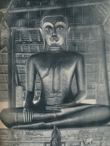 Chwała Centralnej Świątyni w Wat Suthat, Bangkok, ok. 1935 r. autorstwa ENA