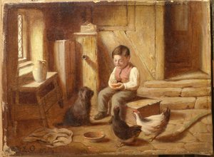 Karmienie ptactwa autorstwa E.S. Greig